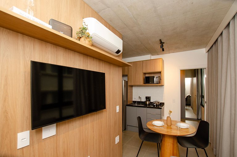 Charmoso apto de 1 dorm. na Alameda Itu