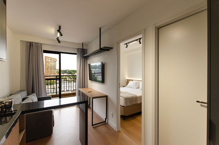 Belo apto com varanda em Indianapolis