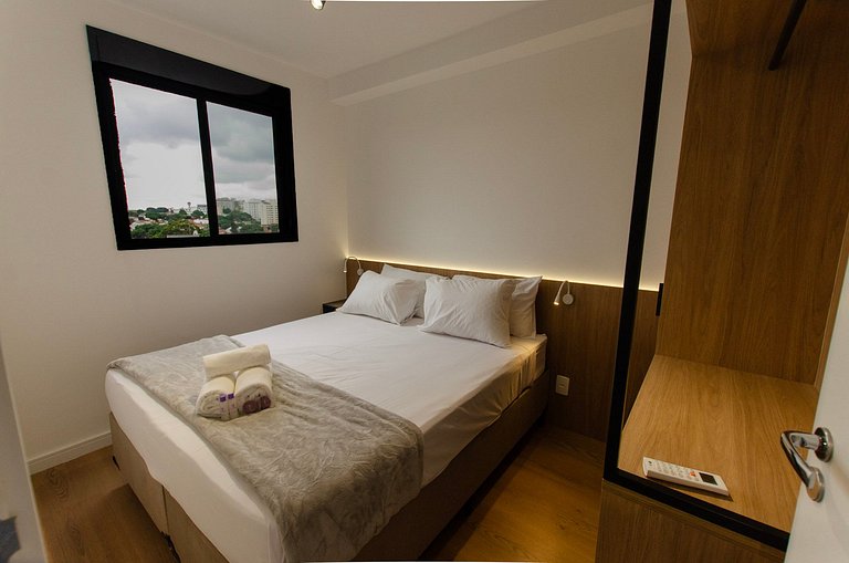 Belo apto com varanda em Indianapolis