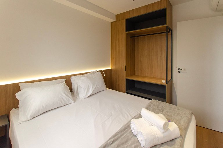 Belo apto com varanda em Indianapolis