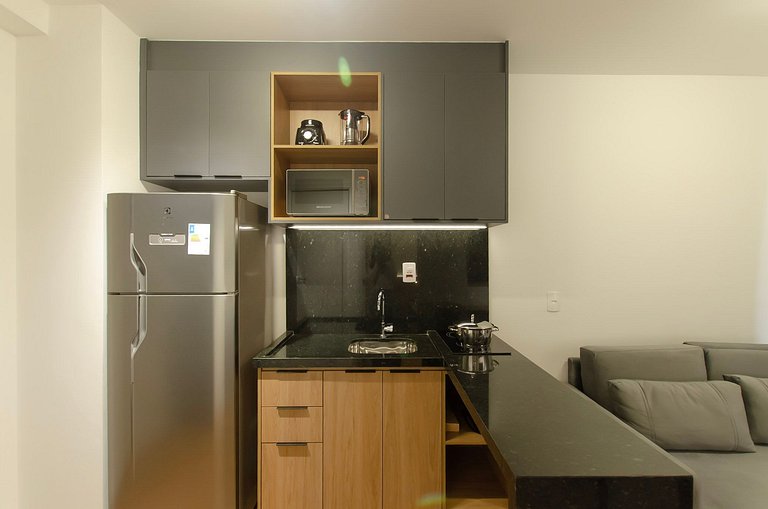 Belo apto com varanda em Indianapolis