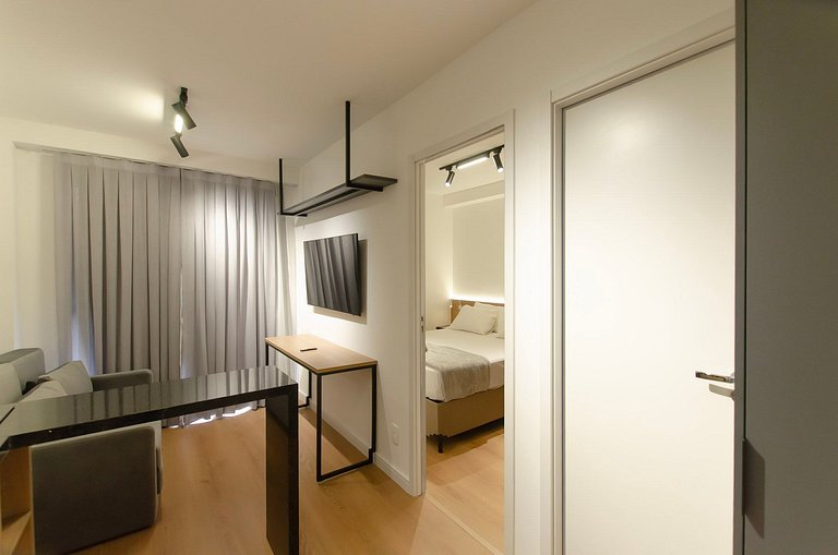 Belo apto com varanda em Indianapolis