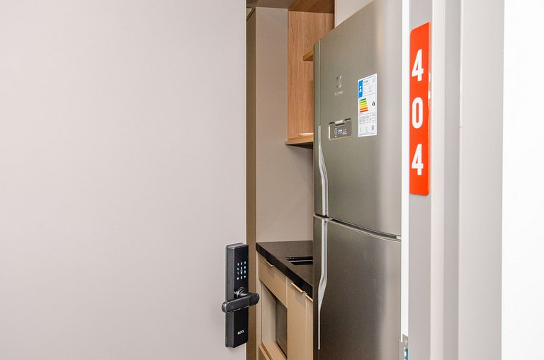 Belo studio no coração da Alameda Itu