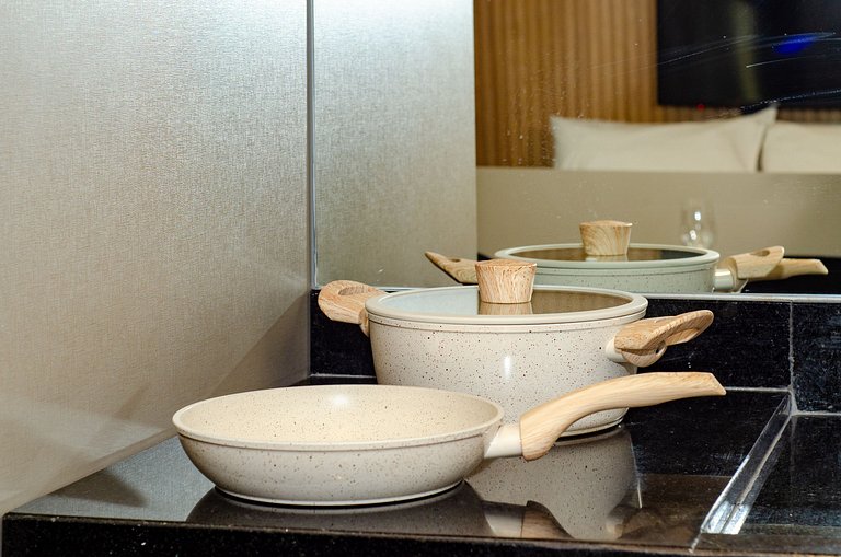 Belo studio no coração da Alameda Itu