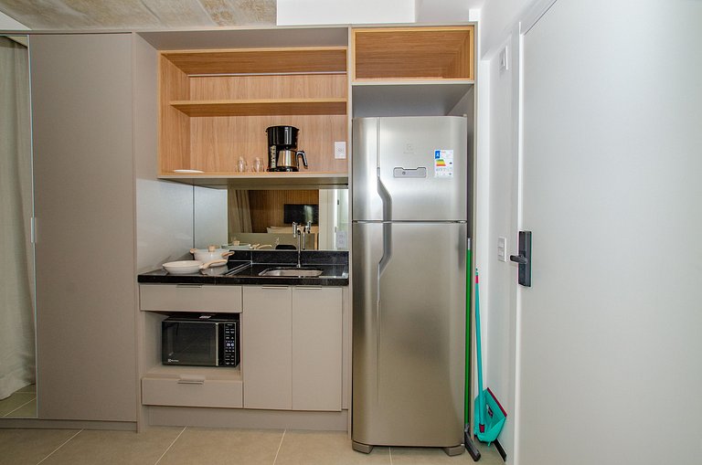 Belo studio no coração da Alameda Itu