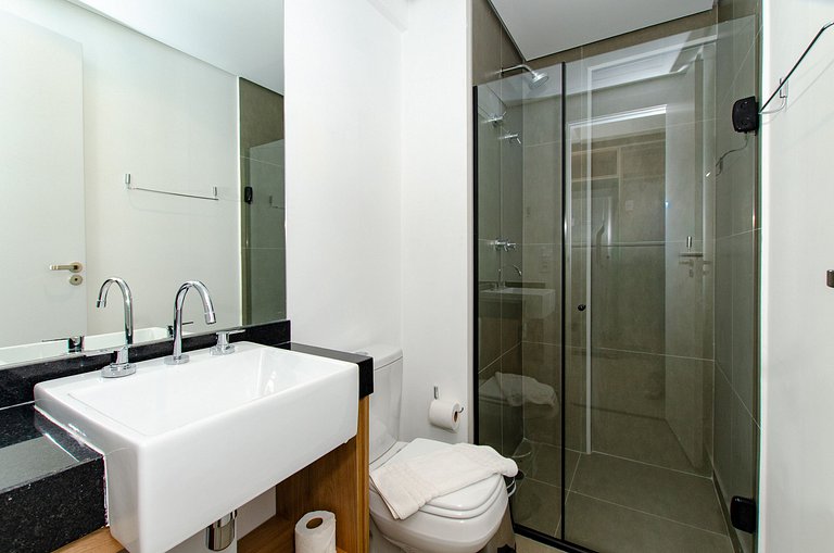 Belo studio no coração da Alameda Itu