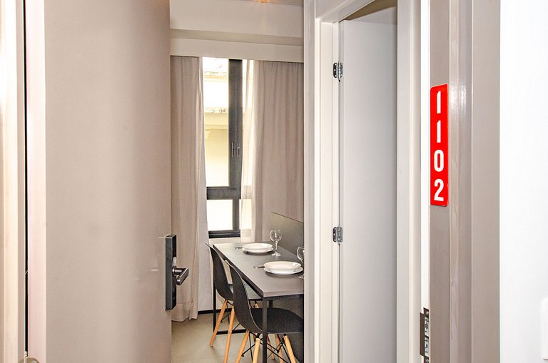 Studio compacto na Alameda Itu