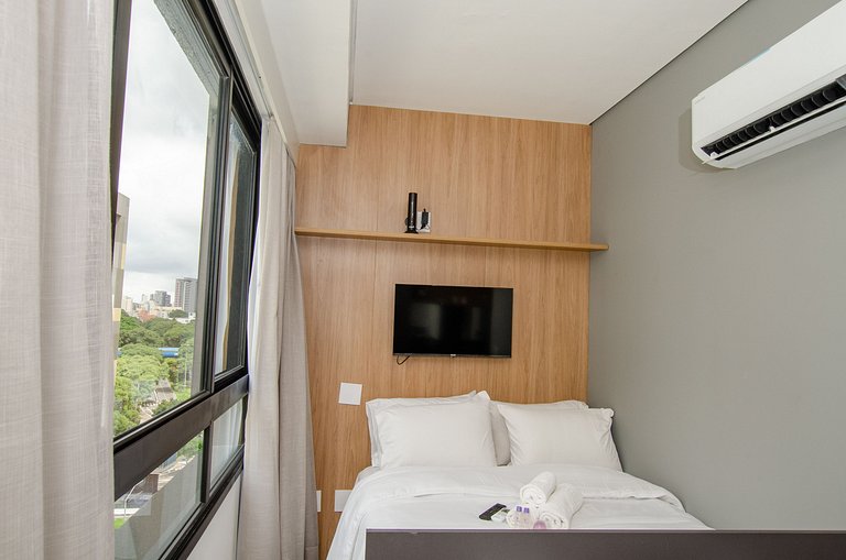 Studio compacto na Alameda Itu