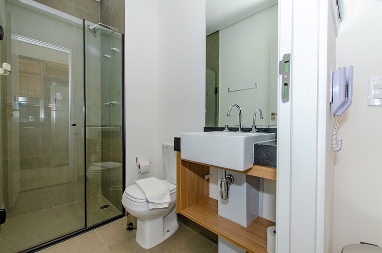 Studio compacto na Alameda Itu