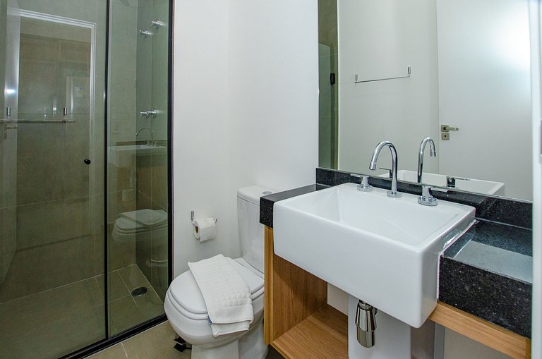 Studio compacto na Alameda Itu