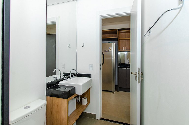 Studio compacto na Alameda Itu