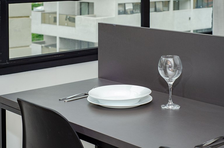 Studio compacto na Alameda Itu