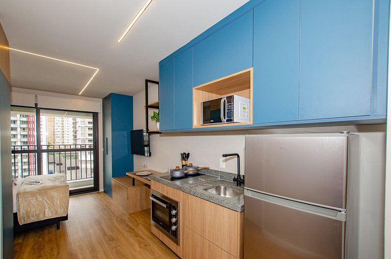 Charmoso studio proximo do Allianz Park