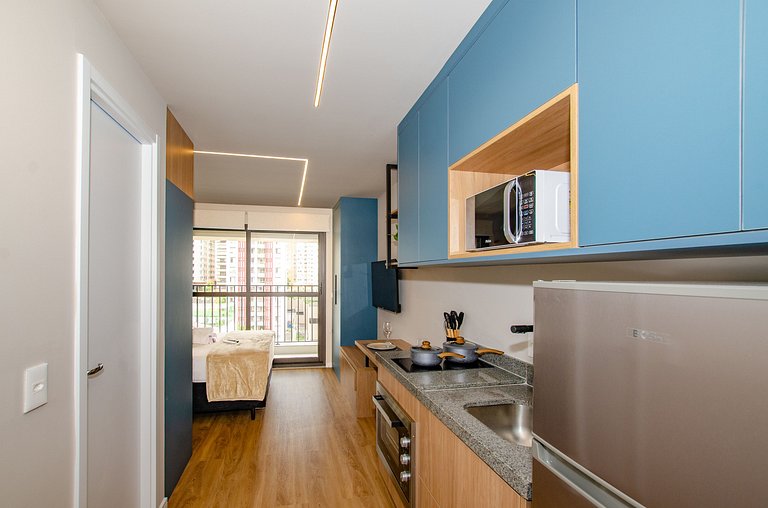 Charmoso studio proximo do Allianz Park