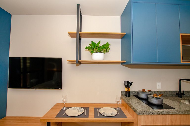 Charmoso studio proximo do Allianz Park