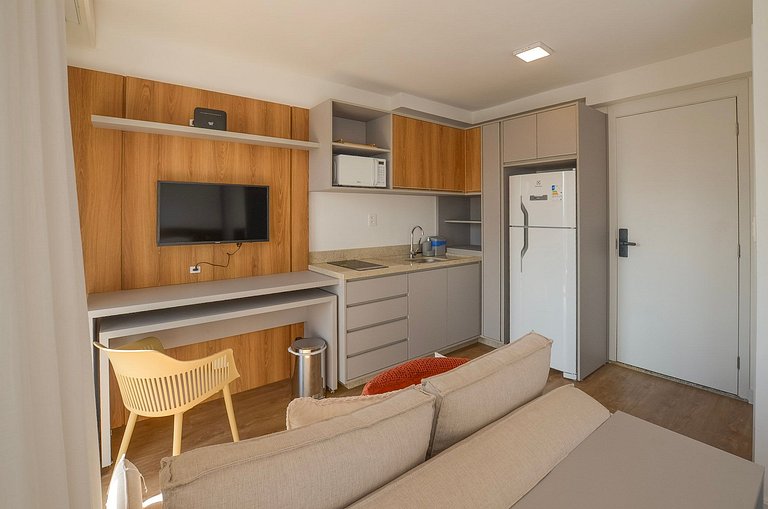 Charmoso studio na Cardeal Arcoverde