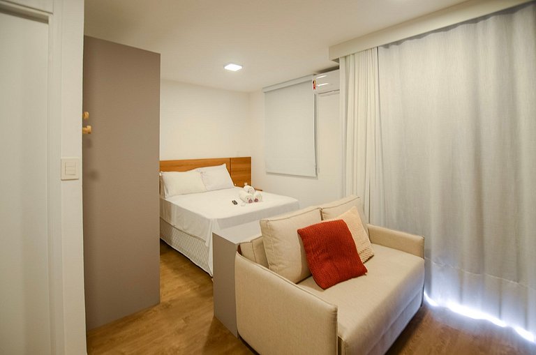 Charmoso studio na Cardeal Arcoverde