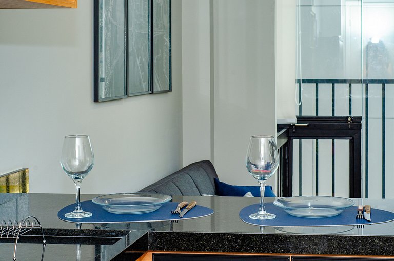 Charmoso studio na Fradique Coutinho