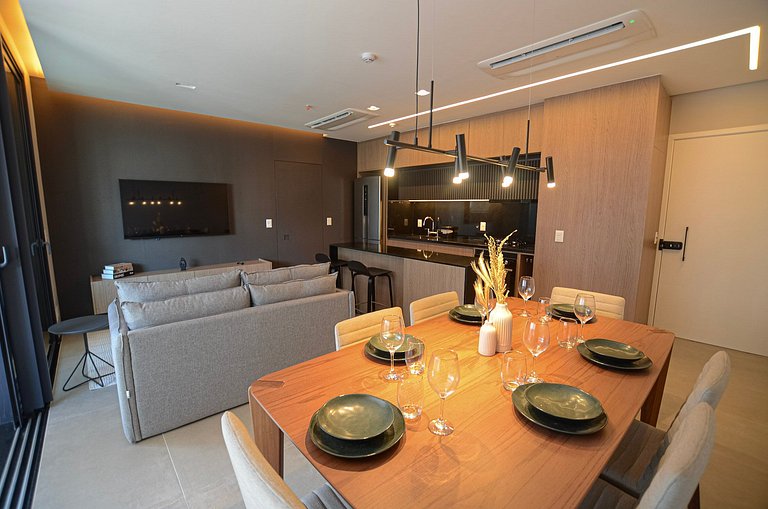 Luxuoso studio ao lado do Morumbi Shopping