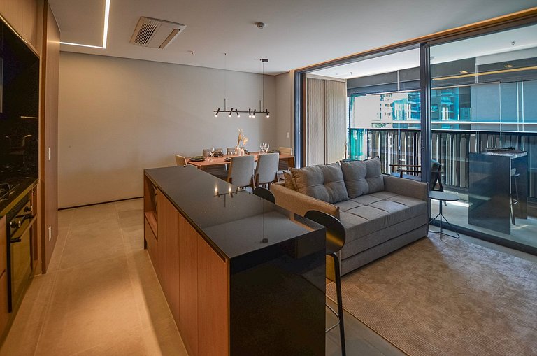 Luxuoso studio ao lado do Morumbi Shopping