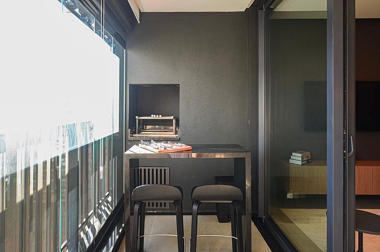 Luxuoso studio ao lado do Morumbi Shopping