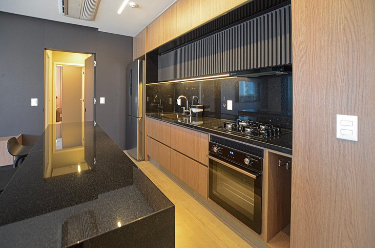 Luxuoso studio ao lado do Morumbi Shopping