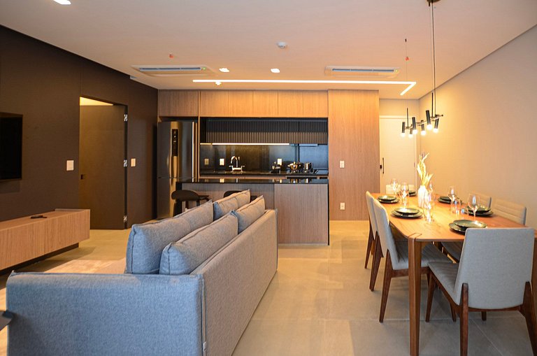 Luxuoso studio ao lado do Morumbi Shopping