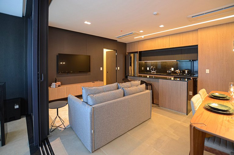 Luxuoso studio ao lado do Morumbi Shopping