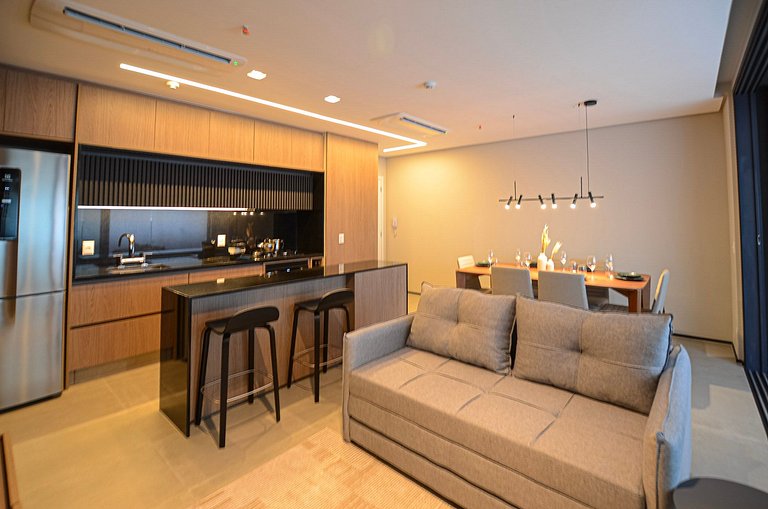 Luxuoso studio ao lado do Morumbi Shopping