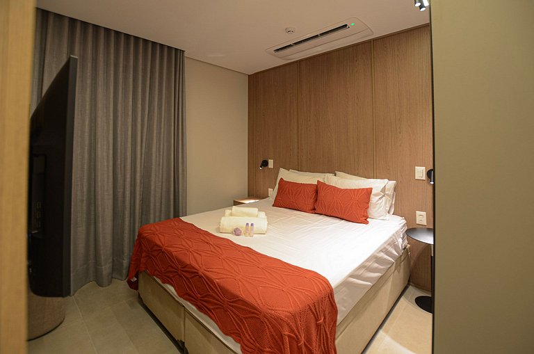 Luxuoso studio ao lado do Morumbi Shopping