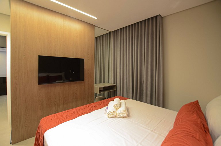 Luxuoso studio ao lado do Morumbi Shopping