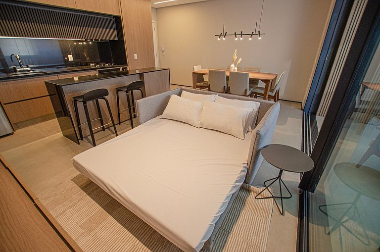 Luxuoso studio ao lado do Morumbi Shopping