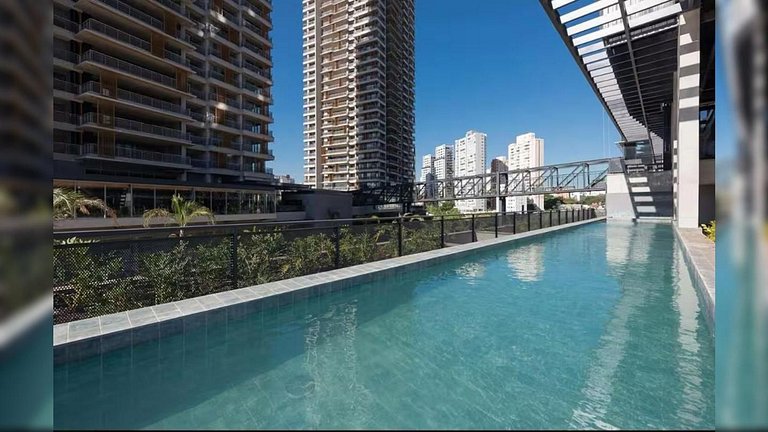 Luxuoso studio ao lado do Morumbi Shopping