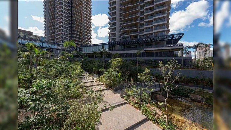 Luxuoso studio ao lado do Morumbi Shopping