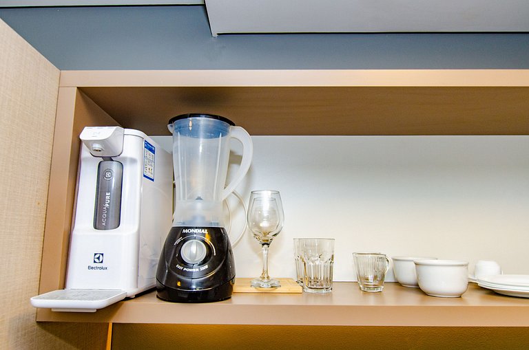 Belo studio ao lado do Shopping Pamplona