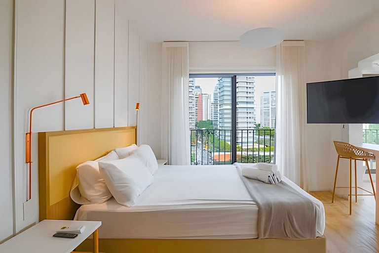 Studio Amplo e iluminado | Próx. Ibirapuera