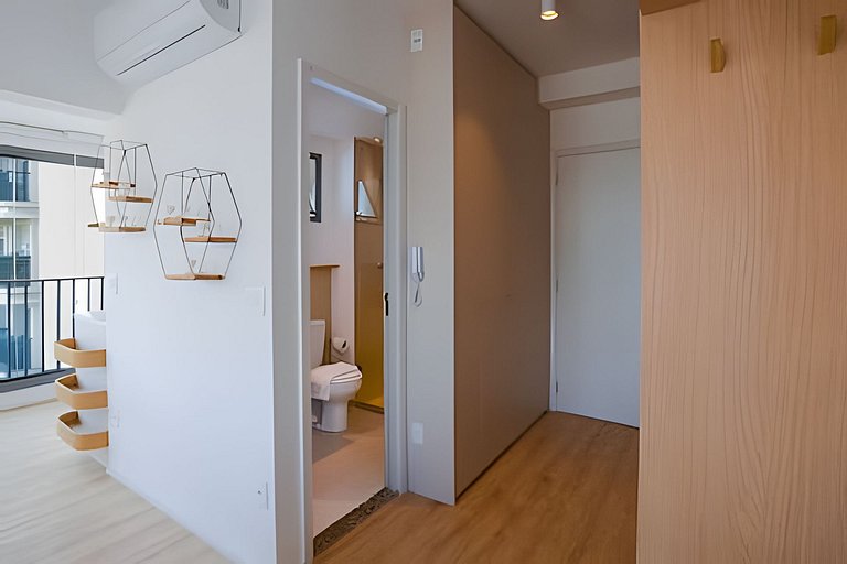 Studio Amplo e iluminado | Próx. Ibirapuera