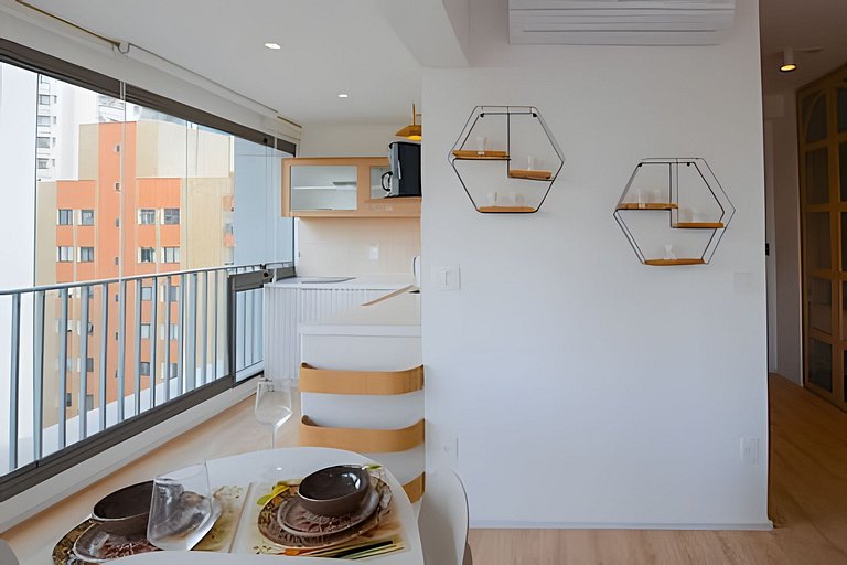 Studio Amplo e iluminado | Próx. Ibirapuera