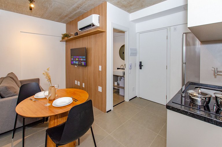 Charmoso apto de 1 dorm. na Alameda Itu