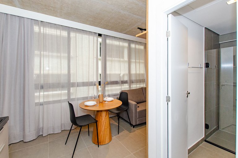 Charmoso apto de 1 dorm. na Alameda Itu