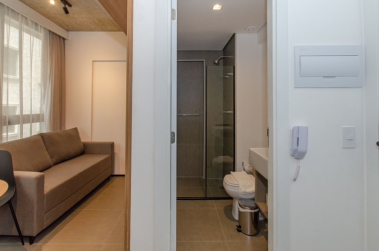 Charmoso apto de 1 dorm. na Alameda Itu