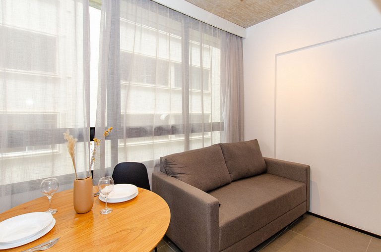 Charmoso apto de 1 dorm. na Alameda Itu