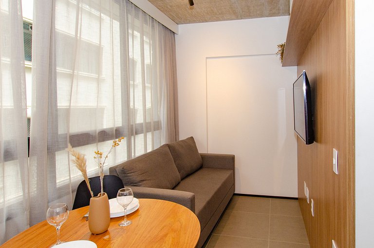 Charmoso apto de 1 dorm. na Alameda Itu