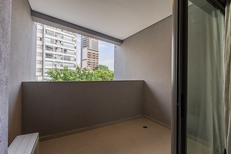 Charmoso studio C/varanda na Pompéia