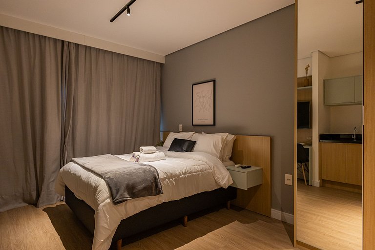 Charmoso studio C/varanda na Pompéia