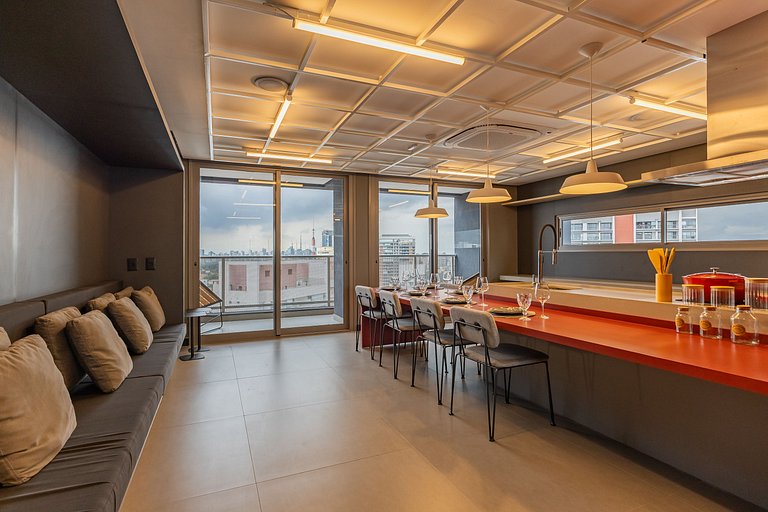 Charmoso studio C/varanda na Pompéia