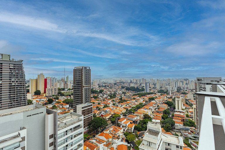 Belo studio C/varanda na Pompéia