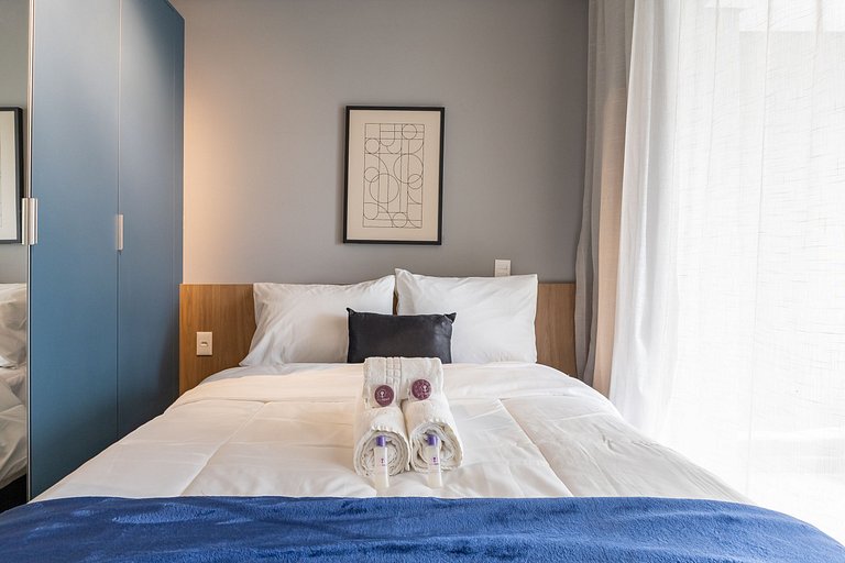 Charmoso studio C/varanda na Pompéia