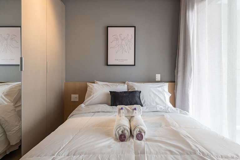 Charmoso studio C/varanda na Pompéia