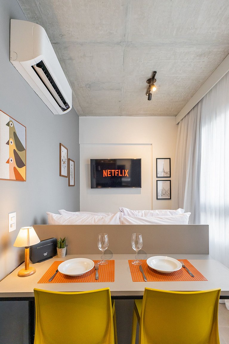 Lindo studio no Jardim Paulista